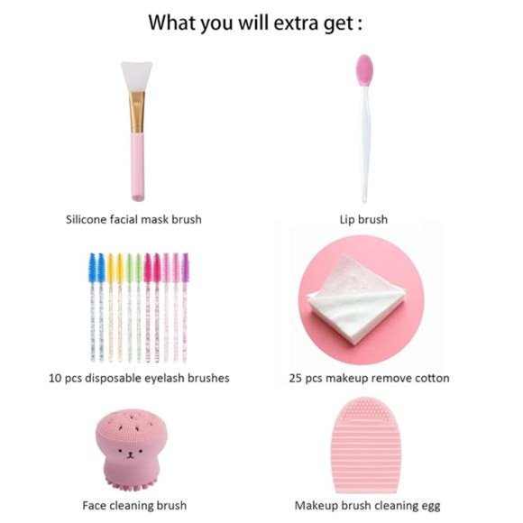 23 pcs 🌹🌹Makeup Brushes Set with Beauty Blender, Foundation Brush .... - Picture 6 of 7